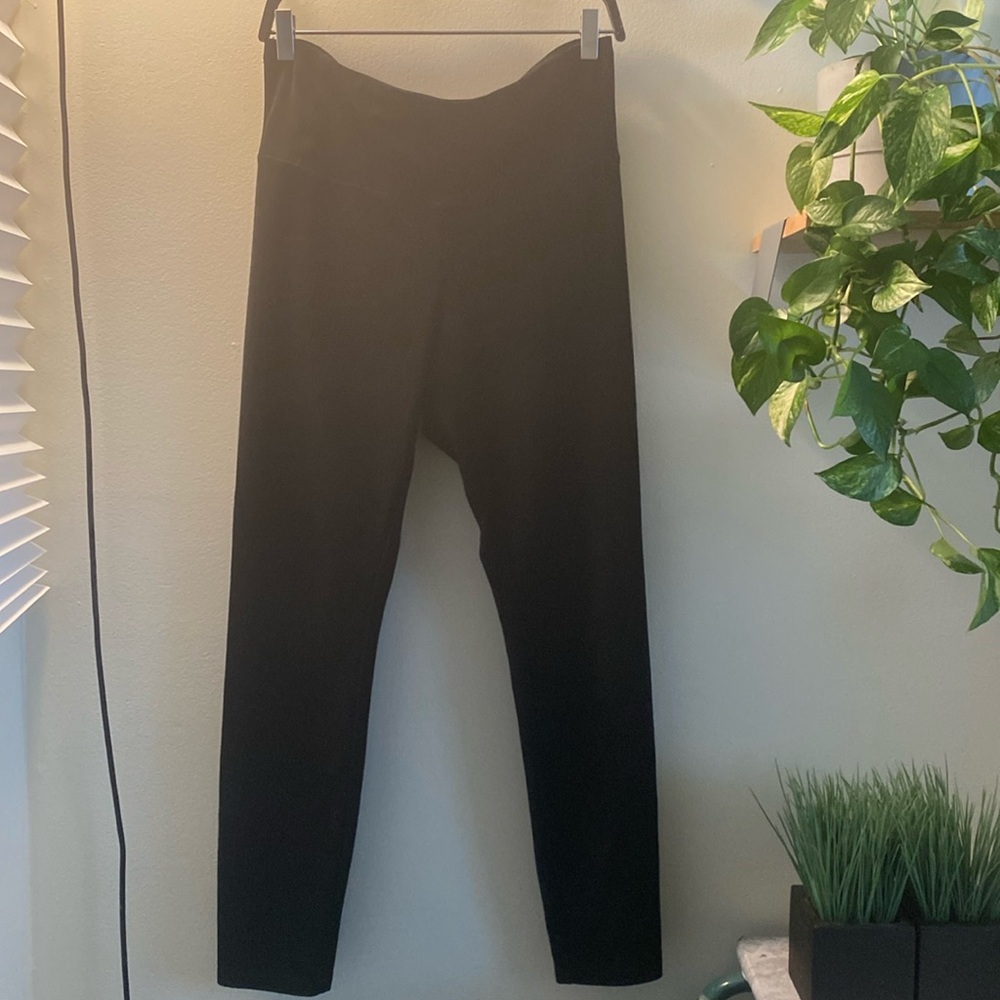 Hillary Radley leggings faux suade